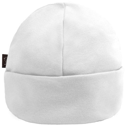 Kushies Cotton Baby Cap, 3-6m - White - A374-06-01