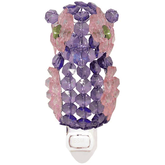 Lambs & Ivy Beaded Night Light - Owl