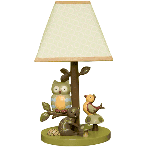 Lambs & Ivy Enchanted Forest Lamp with Shade
