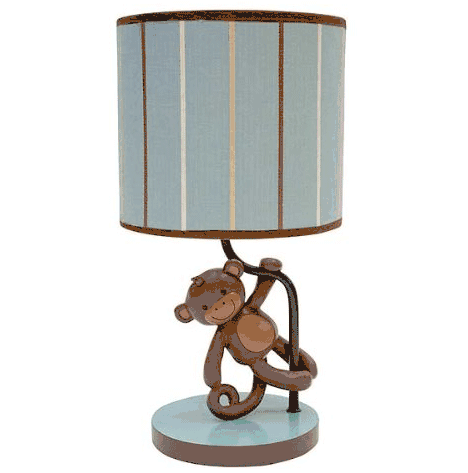 Lambs & Ivy Giggles Lamp with Shade & Bulb
