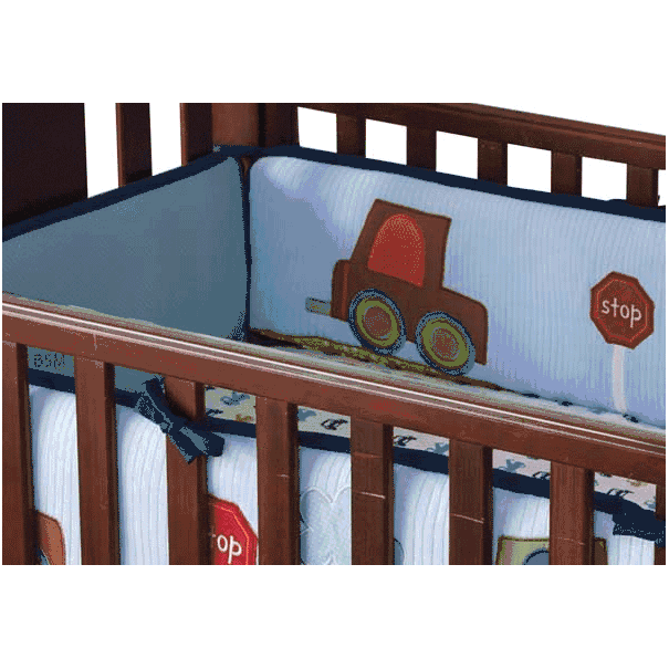 Lambs & Ivy Little Traveler Crib Bumper - 537002B