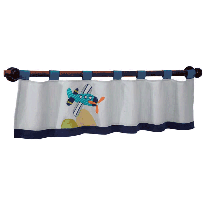 Lambs & Ivy Little Traveler Window Valance - 537029
