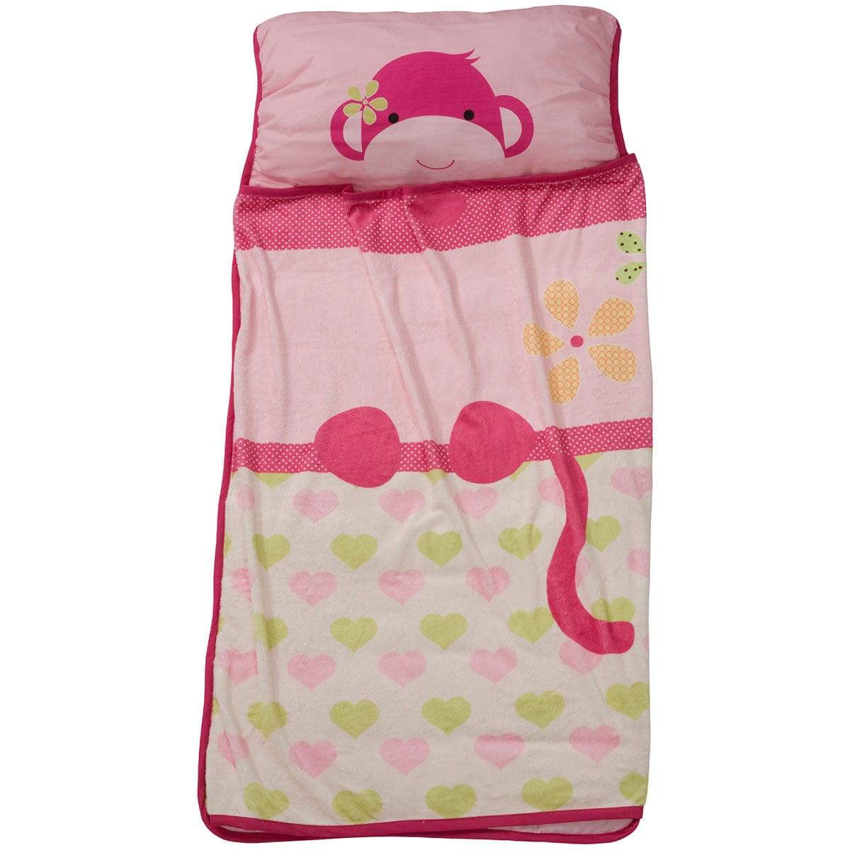 Lambs & Ivy Nap Mat - Pink Monkey - 958PM