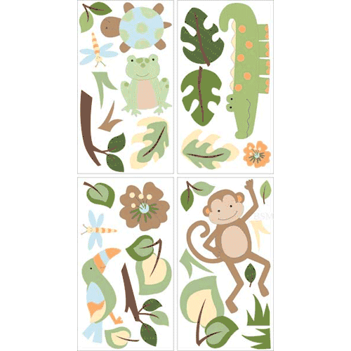 Lambs & Ivy Papagayo Wall Appliques