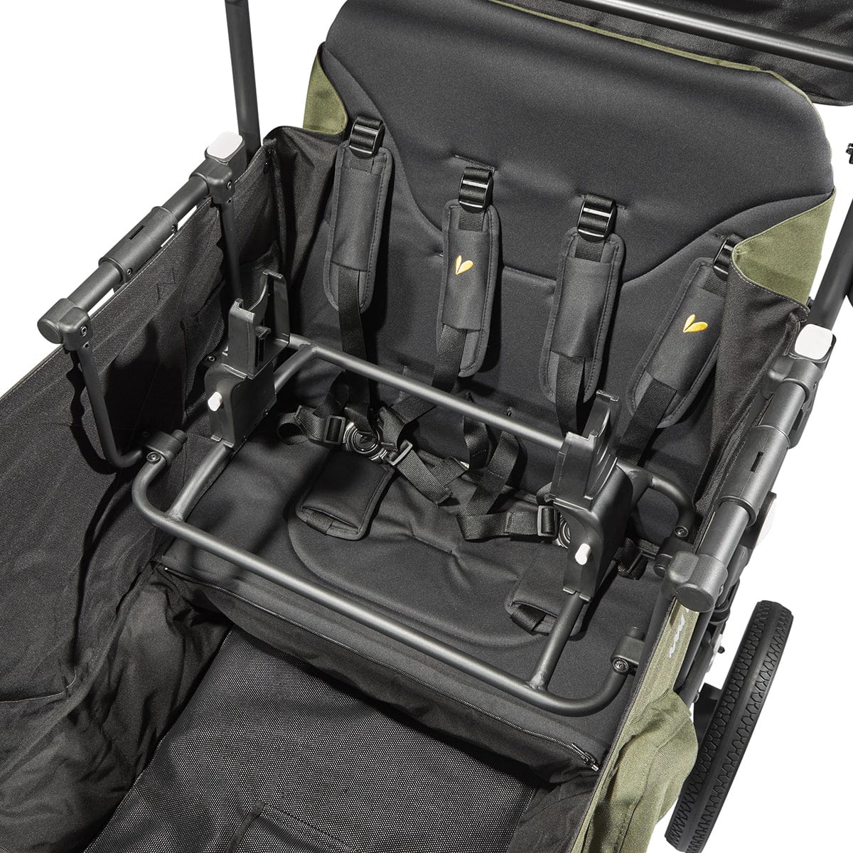 car seat transform to stroller Larktale Caravan Coupe Quad Car Seat Adapter