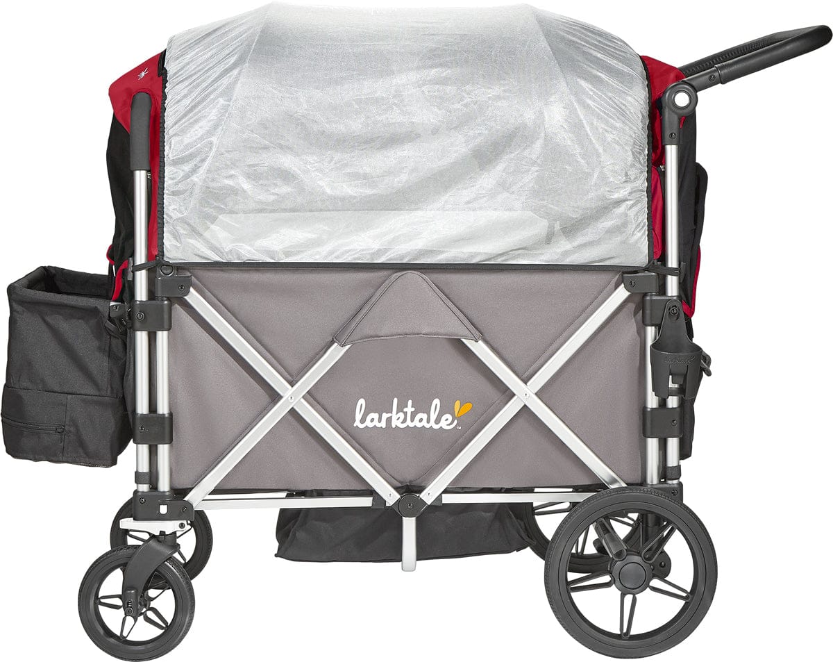 Larktale Caravan Stroller Wagon Canopy Set of 2 - Barossa Red - LK50503