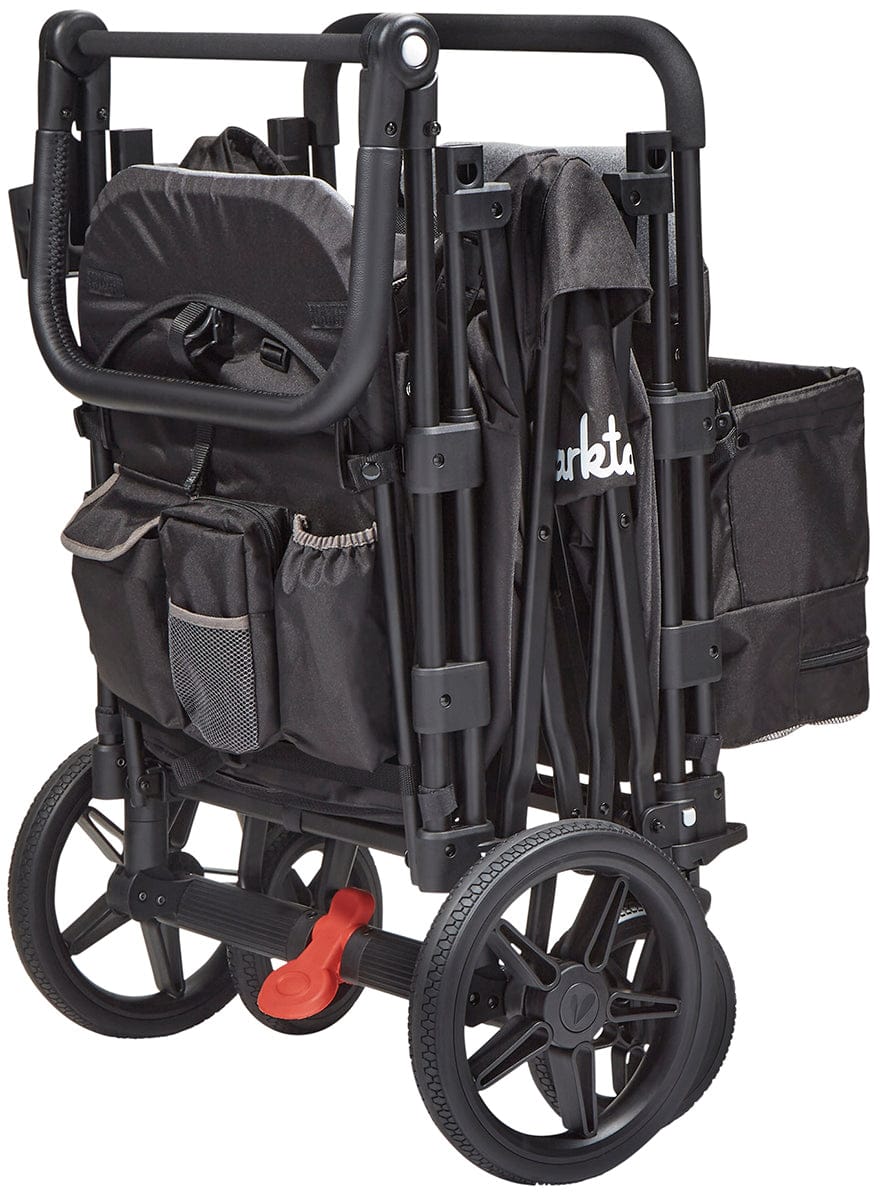 Larktale Caravan Stroller Wagon Complete - Byron Black / Pebble Gray (Albee Exclusive) - LK50019