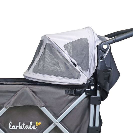Larktale Caravan Stroller Wagon Summer Canopy Set - Nightcliff Stone - LK50524