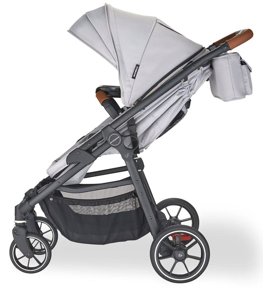 Larktale Crossover (2 Seater) Convertible Stroller Wagon - Byron Black - LK53000