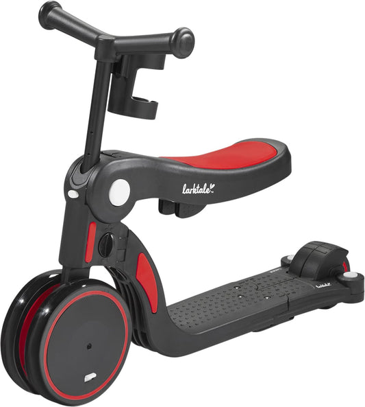 Larktale Scoobi 5-in-1 Convertible Scooter - Barossa Red - LK60003