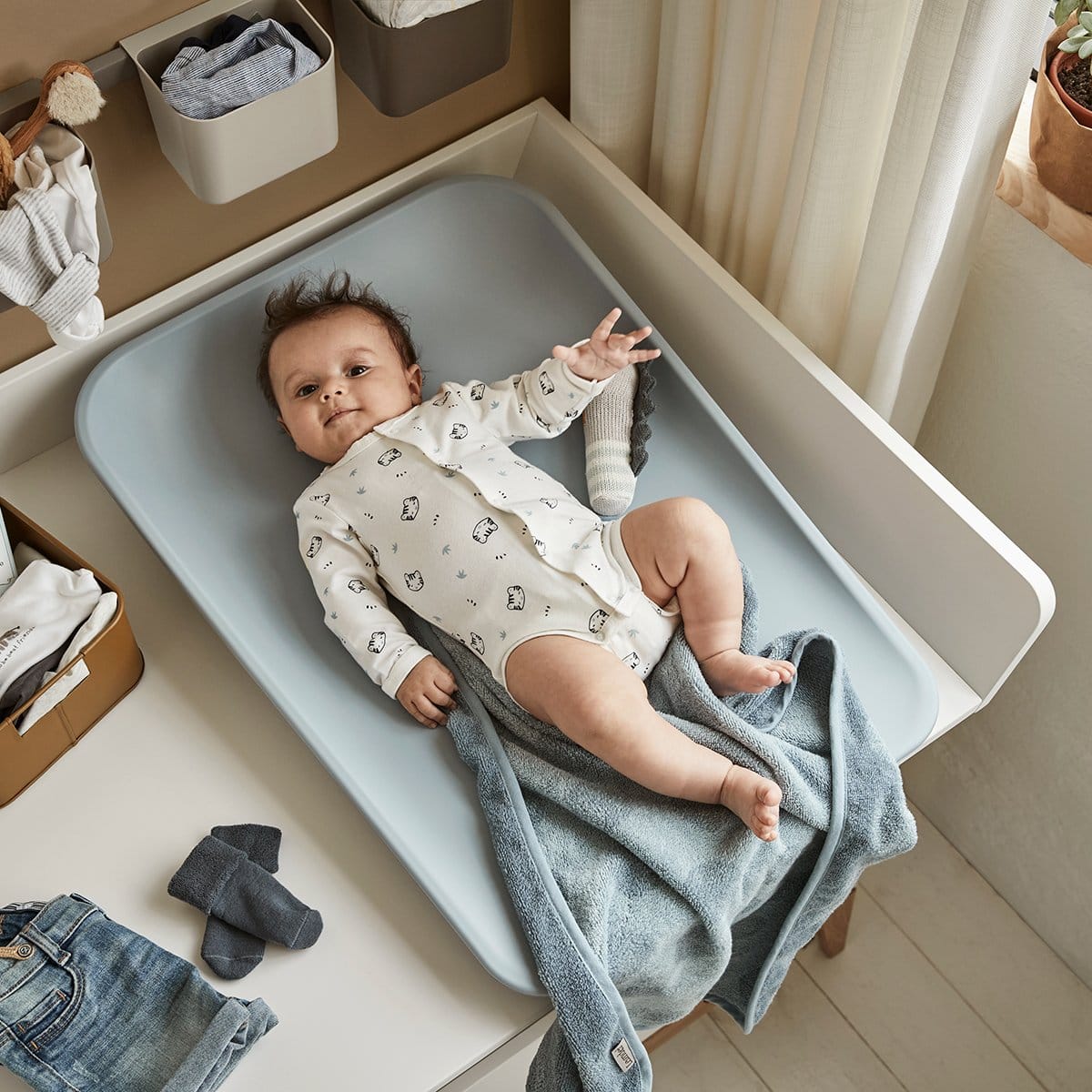 Leander Matty Changing Pad - Blueberry - 510010-68-24