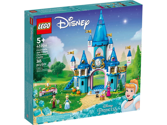 LEGO Disney Cinderella and Prince Charming's Castle - 43206-LEGO