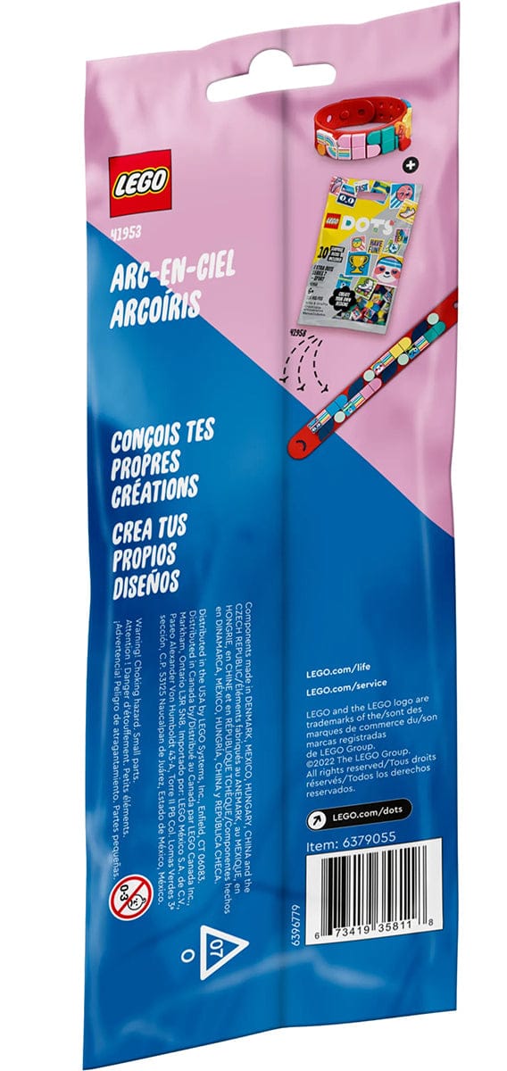 LEGO Dots Rainbow Bracelet with Charms - 41953