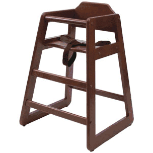 Lipper International 516C High Chair in Cherry - 516C