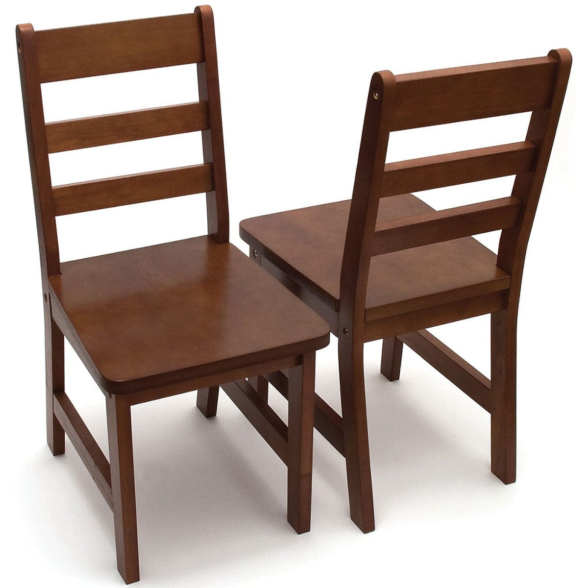 Lipper International Child's Chair Set - Walnut - 523-4WN