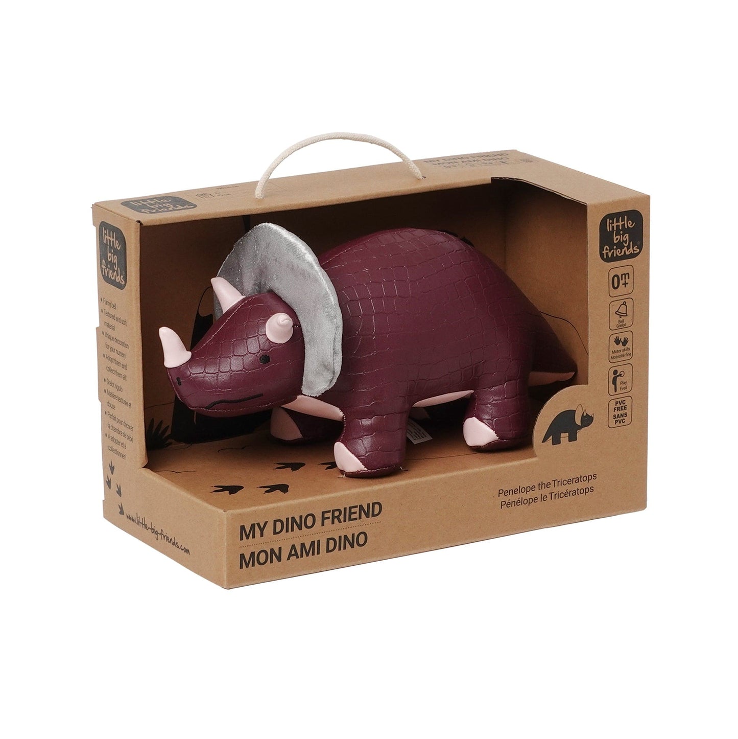 Little Big Friends Dino Friend - Penelope the Triceratops - 304638