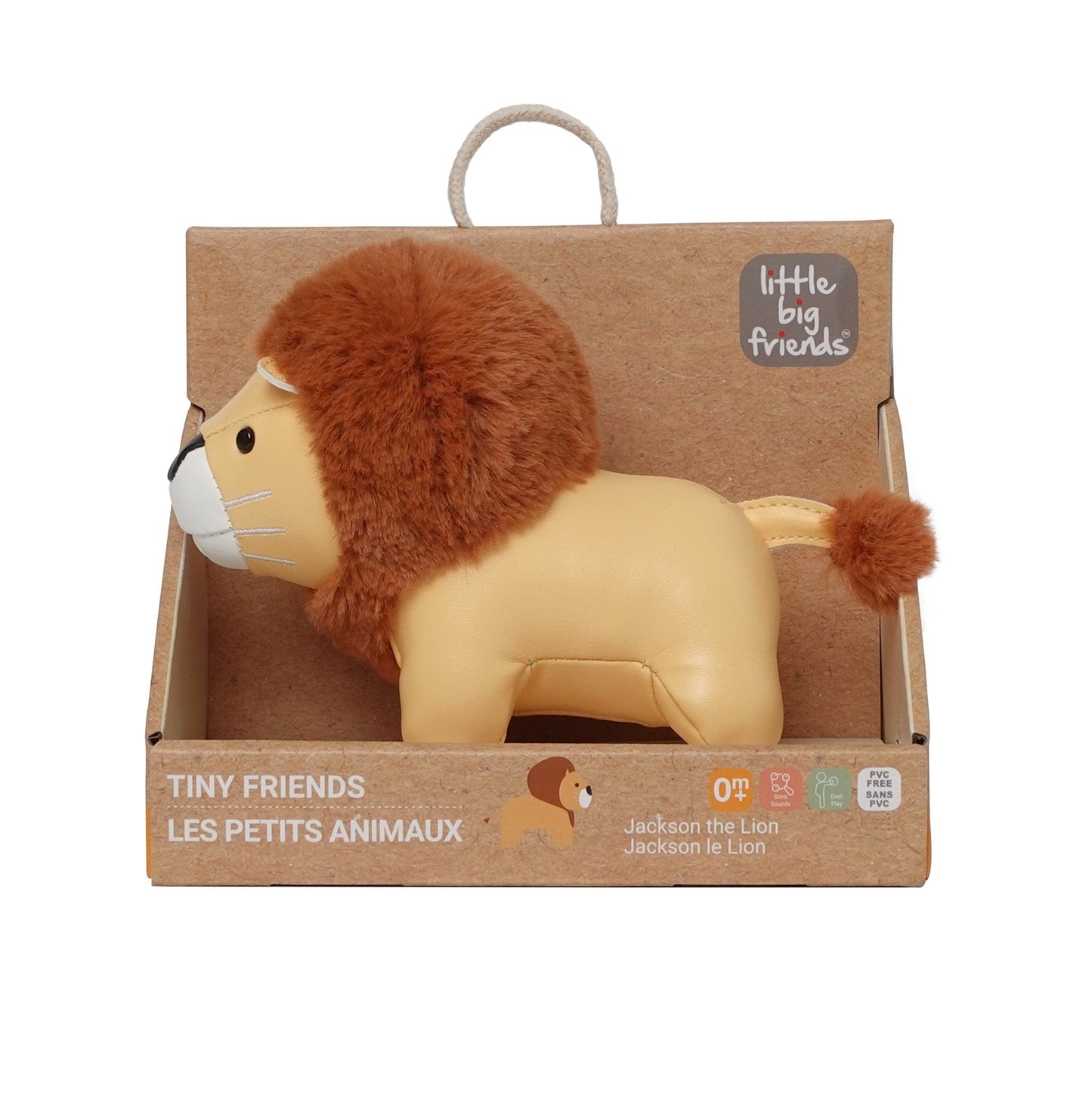 Little Big Friends Tiny Friend w/Fur - Jackson the Lion - 303129-NW