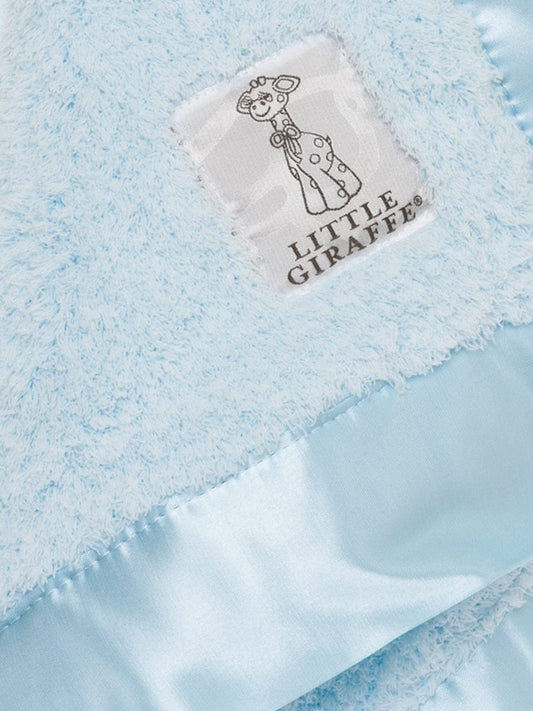 Little Giraffe Chenille Blanky - Blue - CHBLYBL