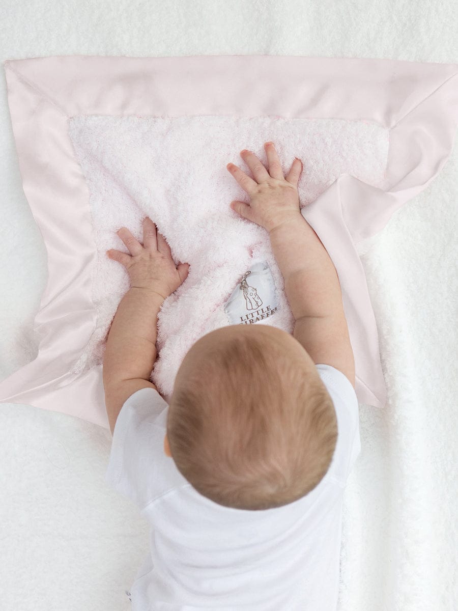 Little Giraffe Chenille Blanky - Pink - CHBLYPK