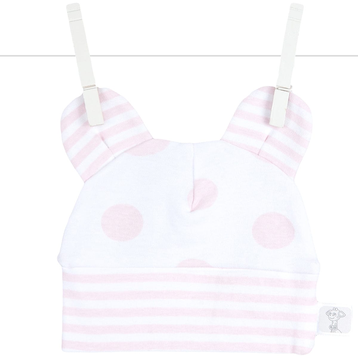 Little Giraffe Lollipop Cap in Pink - 0 to 6 Months - PCLOHC0-6PK