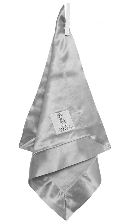 Little Giraffe Velvet Deluxe Blanky - Silver - VLSSBLY