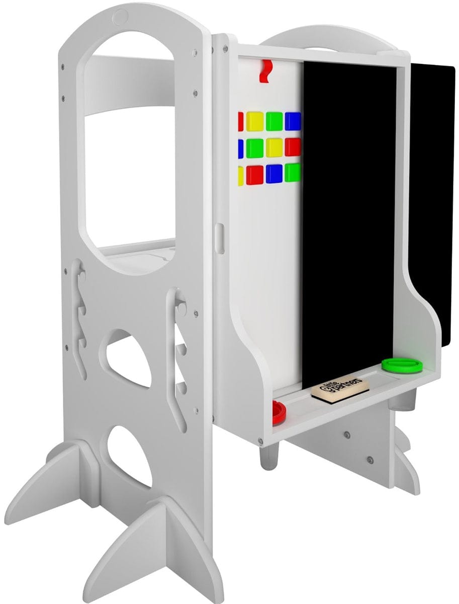 Little Partners Art Easel ? Soft White - LP00104