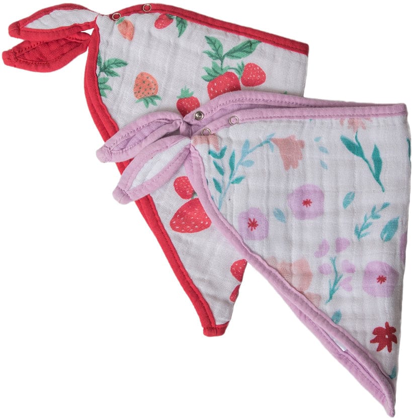 Little Unicorn Cotton Bandana Bib 2-Pack - Morning Glory - UF0108