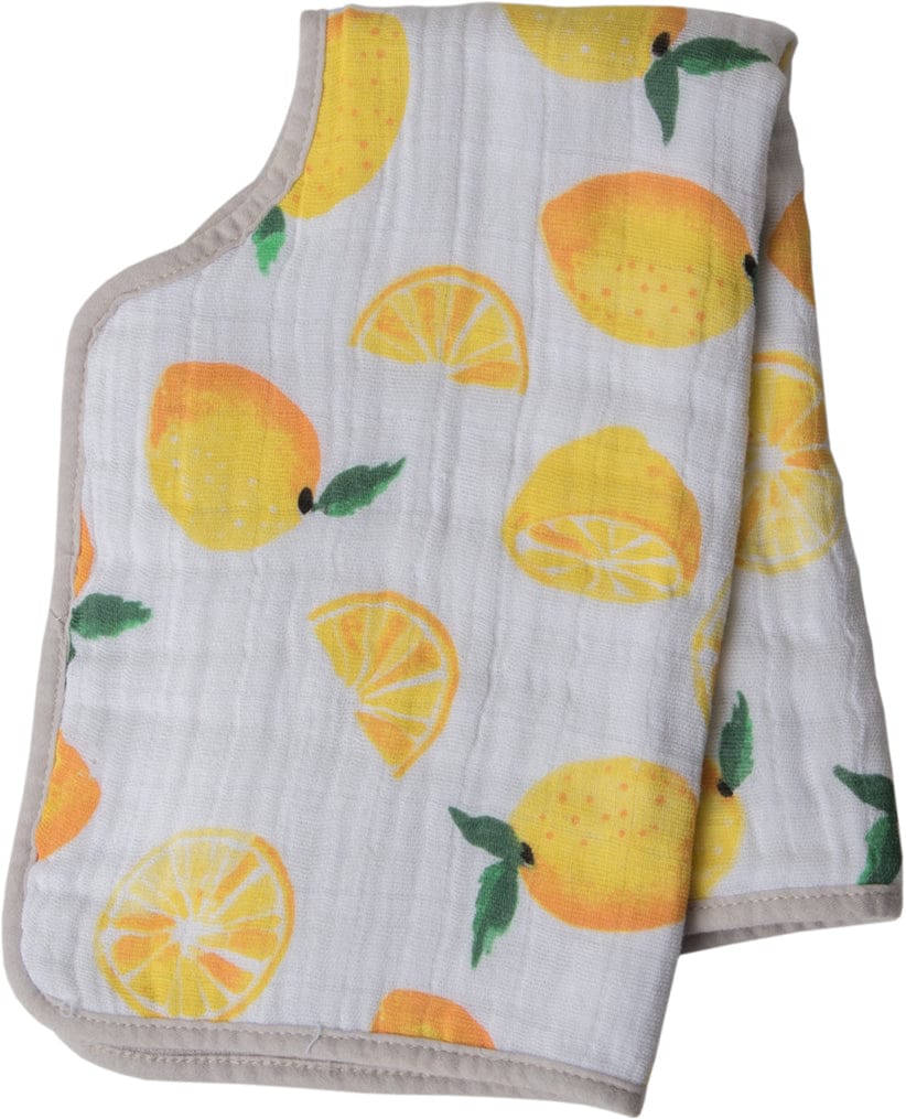 Little Unicorn Cotton Burp Cloth - Lemon