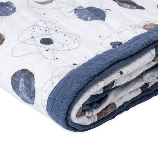 Little Unicorn Cotton Muslin Big Kid Quilt - Planetary - UB1716
