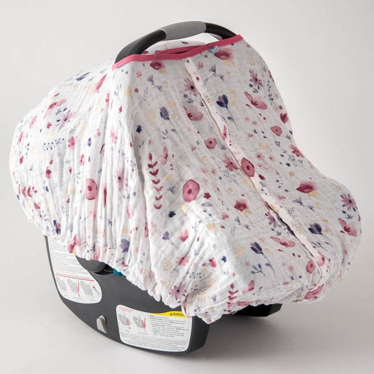 Little Unicorn Cotton Muslin Car Seat Canopy - Fairy Garden - UA0322