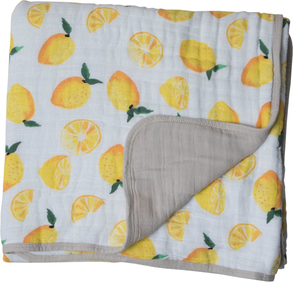 Little Unicorn Cotton Muslin Quilt - Lemon - UB0219