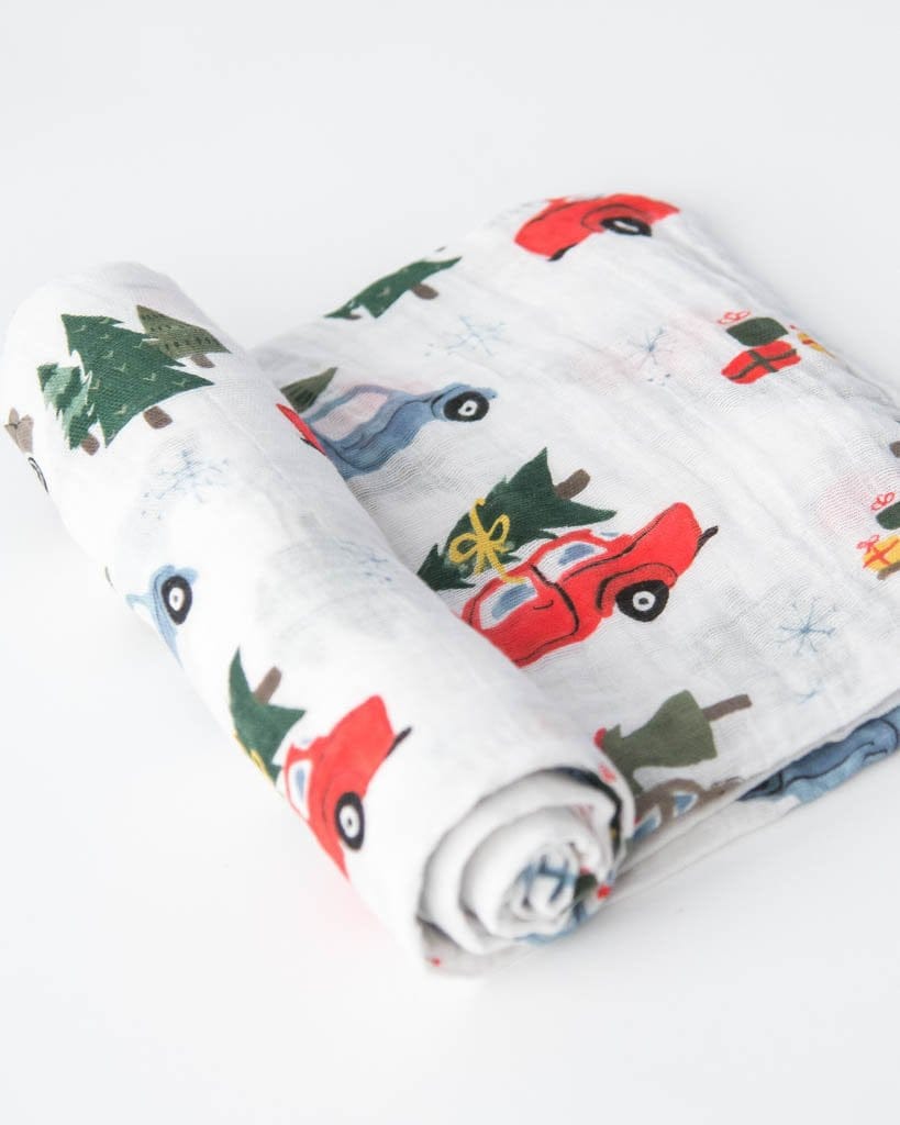 Little Unicorn Cotton Muslin Swaddle - Holiday Haul - UB0184-1