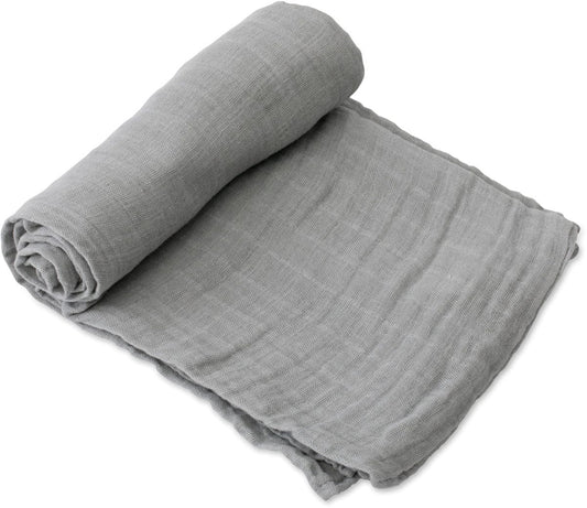 Little Unicorn Cotton Muslin Swaddle - Nickel - UB01B1