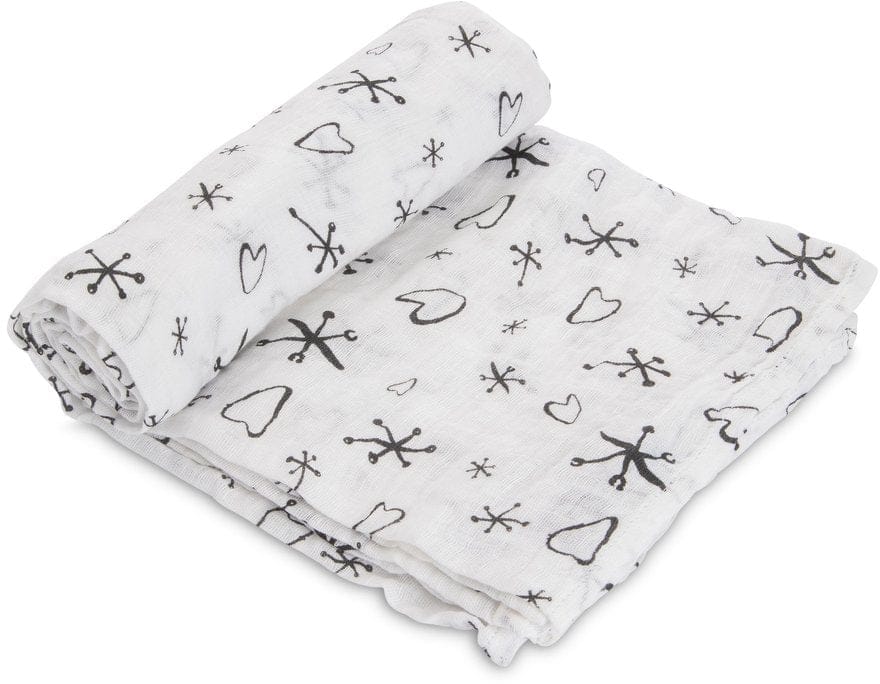 Little Unicorn + The Boss Baby Cotton Muslin Swaddle - Jacks