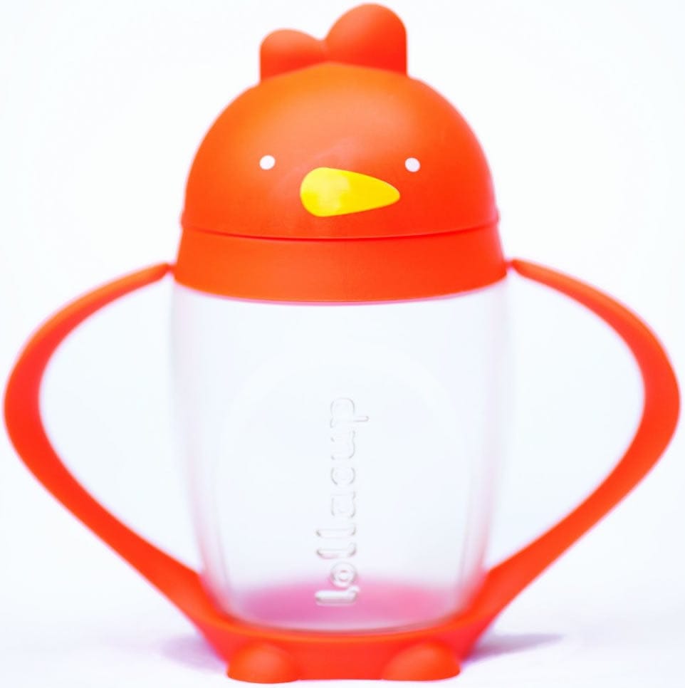 Lollaland Lollacup Infant & Toddler Straw Cup - Orange - 1004