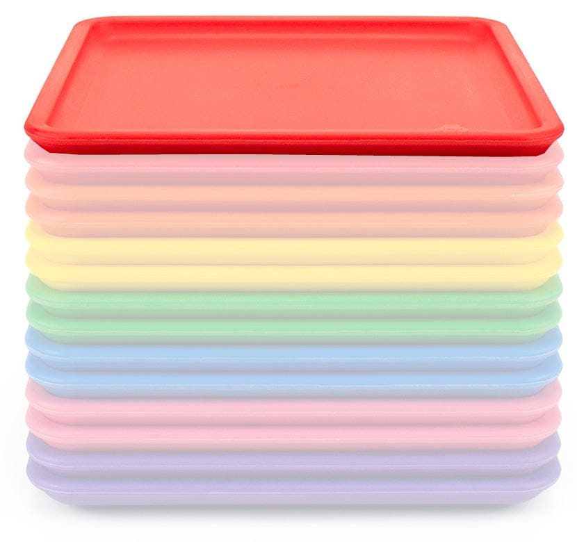 Lollaland Mealtime Plate - Bold Red - 1120-L