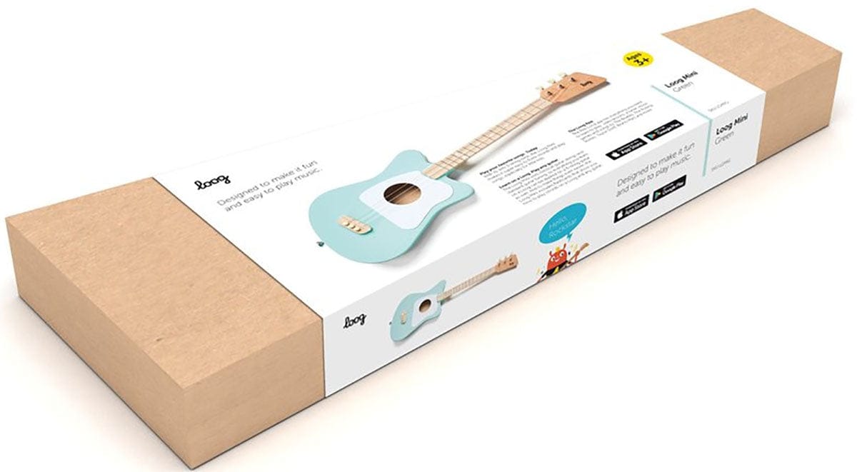 Loog Mini Guitar (Ages 3+) - Green - LGMIG