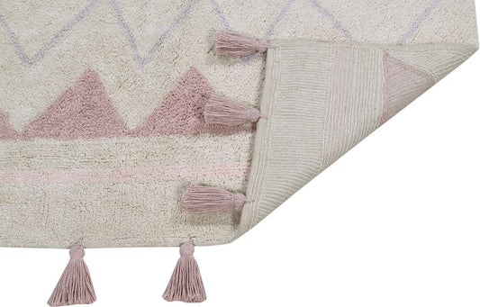 Lorena Canals Azteca Rug - Natural/Vintage Nude (4' 8" x 6' 7") - C-AZ-NVN-L