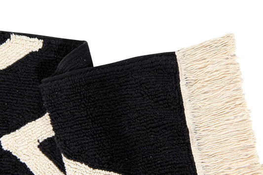 Lorena Canals Diamonds Rug (4' 8" x 6' 7") - C-BW-DIAMONDS