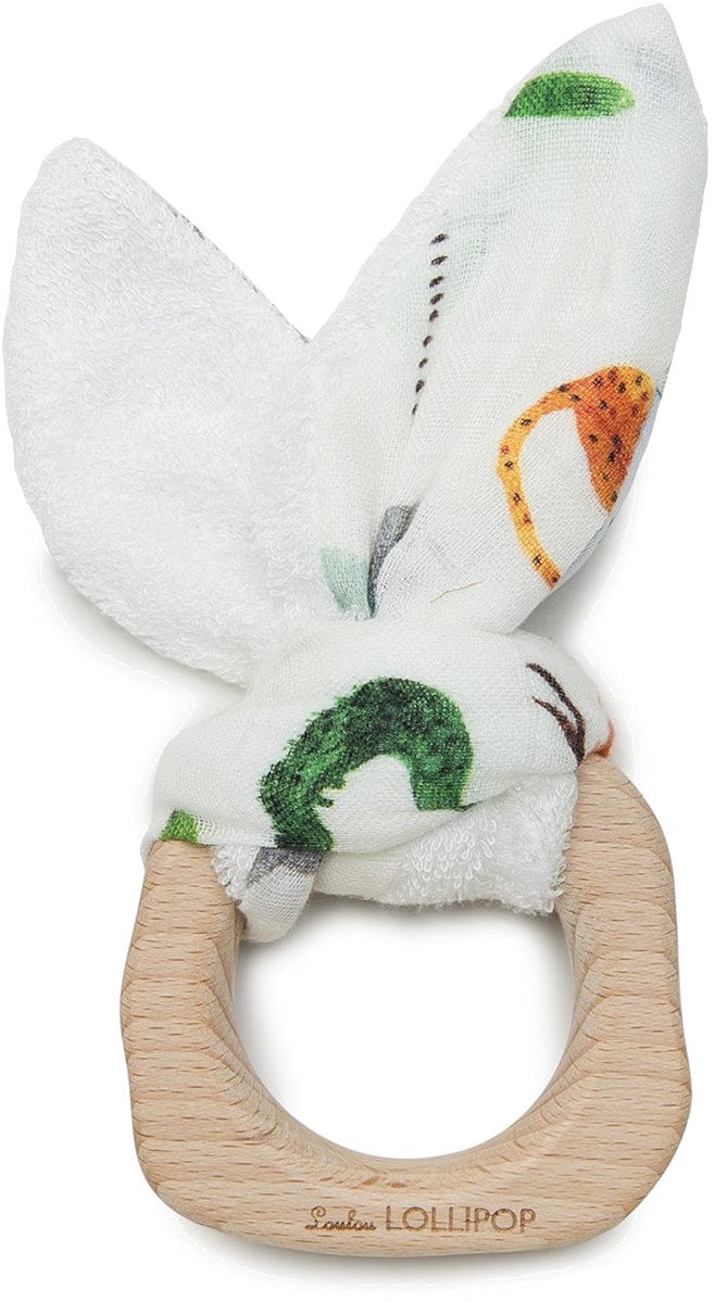 Loulou Lollipop Bunny Ear Teether - Safari - BETSAFARI