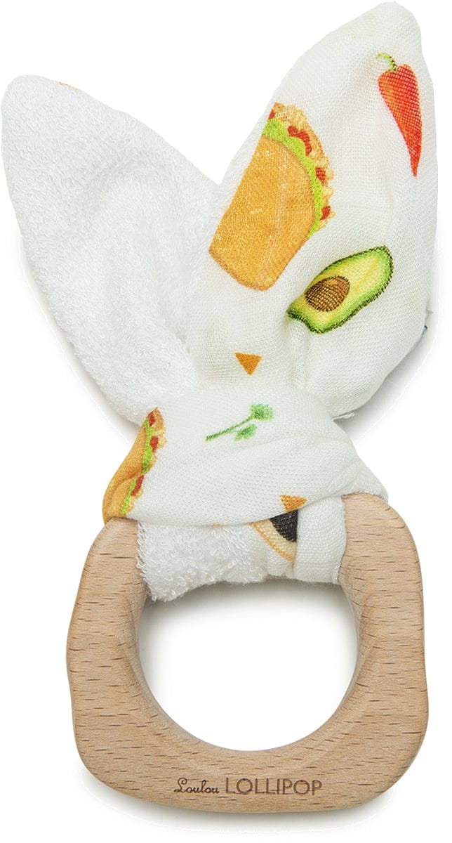 Loulou Lollipop Bunny Ear Teether - Taco - BETTACO
