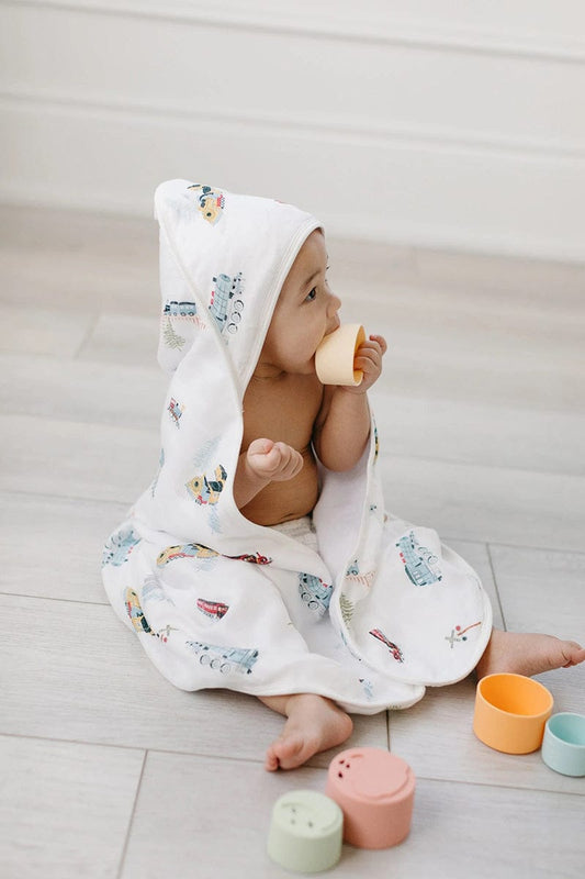 Loulou Lollipop Hooded Towel Set - All Aboard - TWAAB