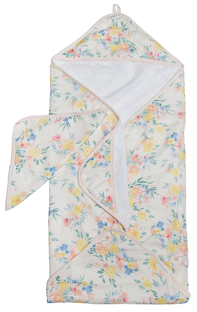Loulou Lollipop Hooded Towel Set - Floral Bouquet - TWFBQ