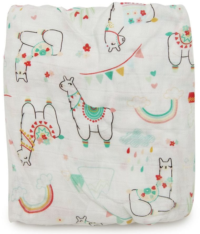 Loulou Lollipop Luxe Fitted Crib Sheet - Llama - CS-LLAMA