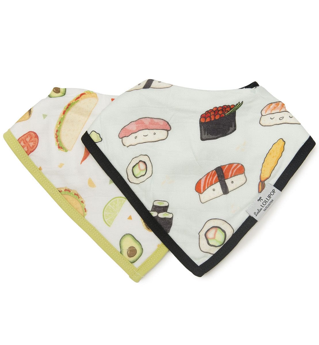 Loulou Lollipop Luxe Muslin Bandana Bib Set - Kawaii - BIB-KAWAII1