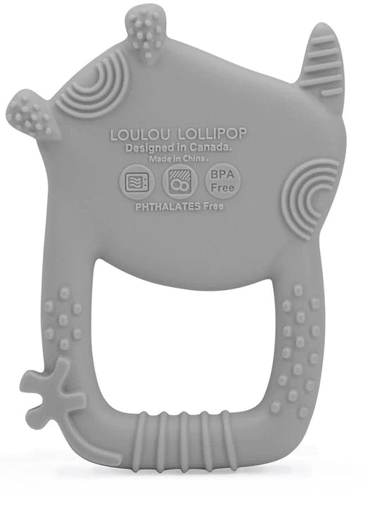 Loulou Lollipop Wild Teether - Rhino - WTR-007-SGR