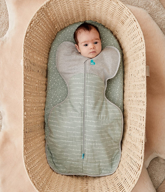 Love To Dream Swaddle UP Quilted Cotton 2.5 TOG, Medium - Dreamer Olive - L10-29-247-OLV-M