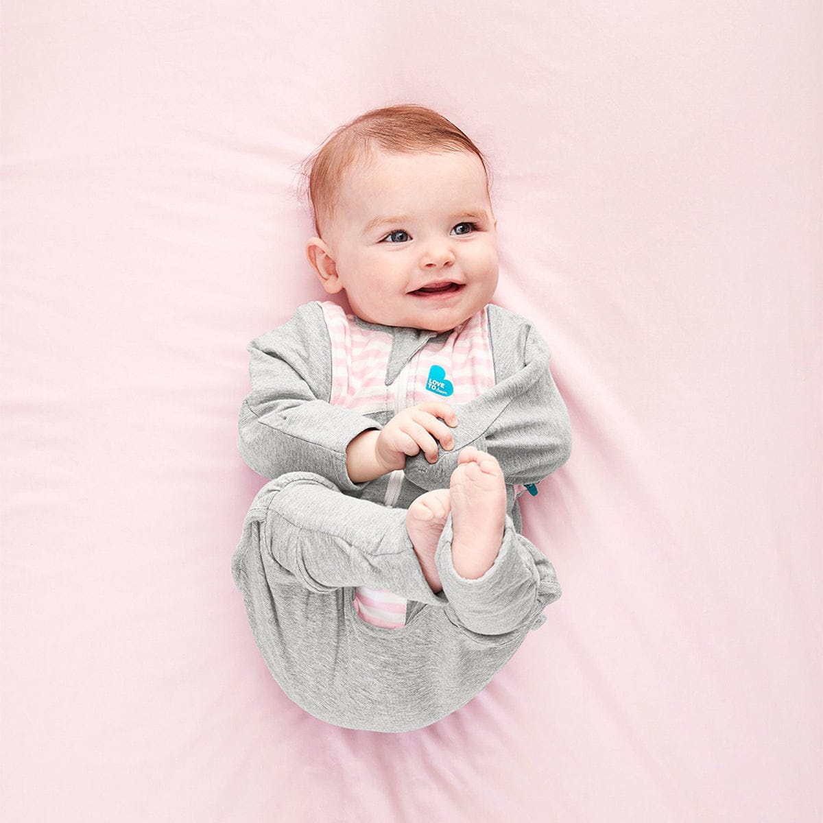 Love to Dream Swaddle UP Transition Suit, 1.0 TOG, Medium - Pink - 16-52102