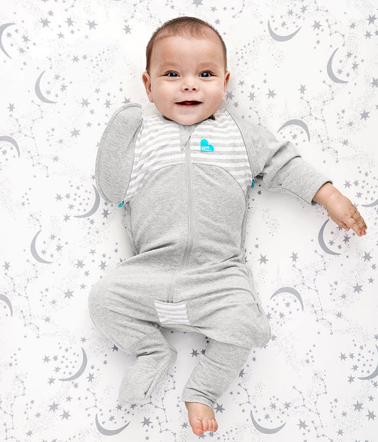 Love To Dream Swaddle UP Transition Suit Original 1.0 TOG, Medium - Grey - L25-01-002-GRY-M