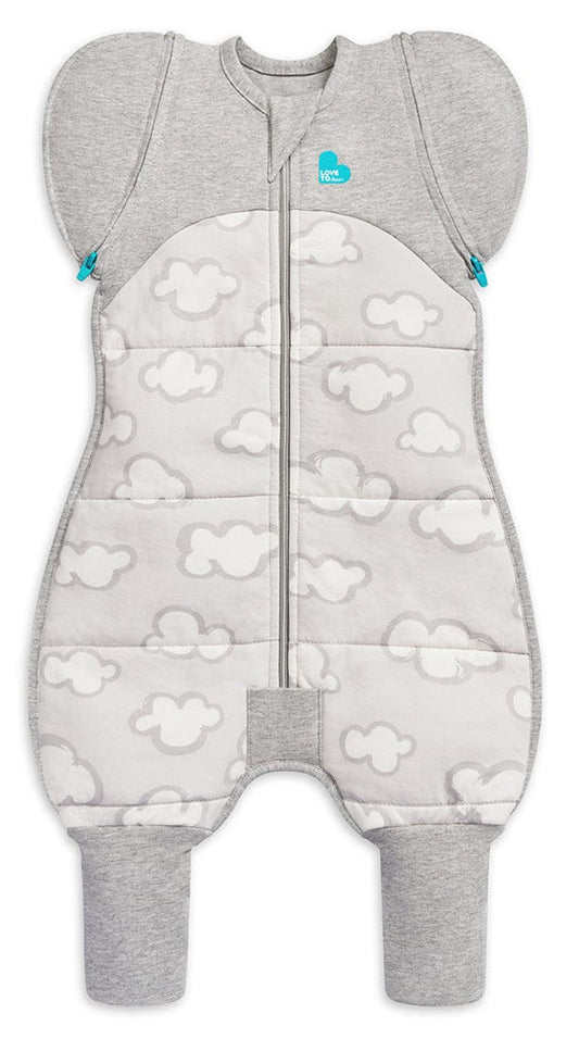 Love To Dream Swaddle UP Transition Suit Quilted Cotton 2.5 TOG, Large - Daydream Grey - L25-29-254-GRY-L